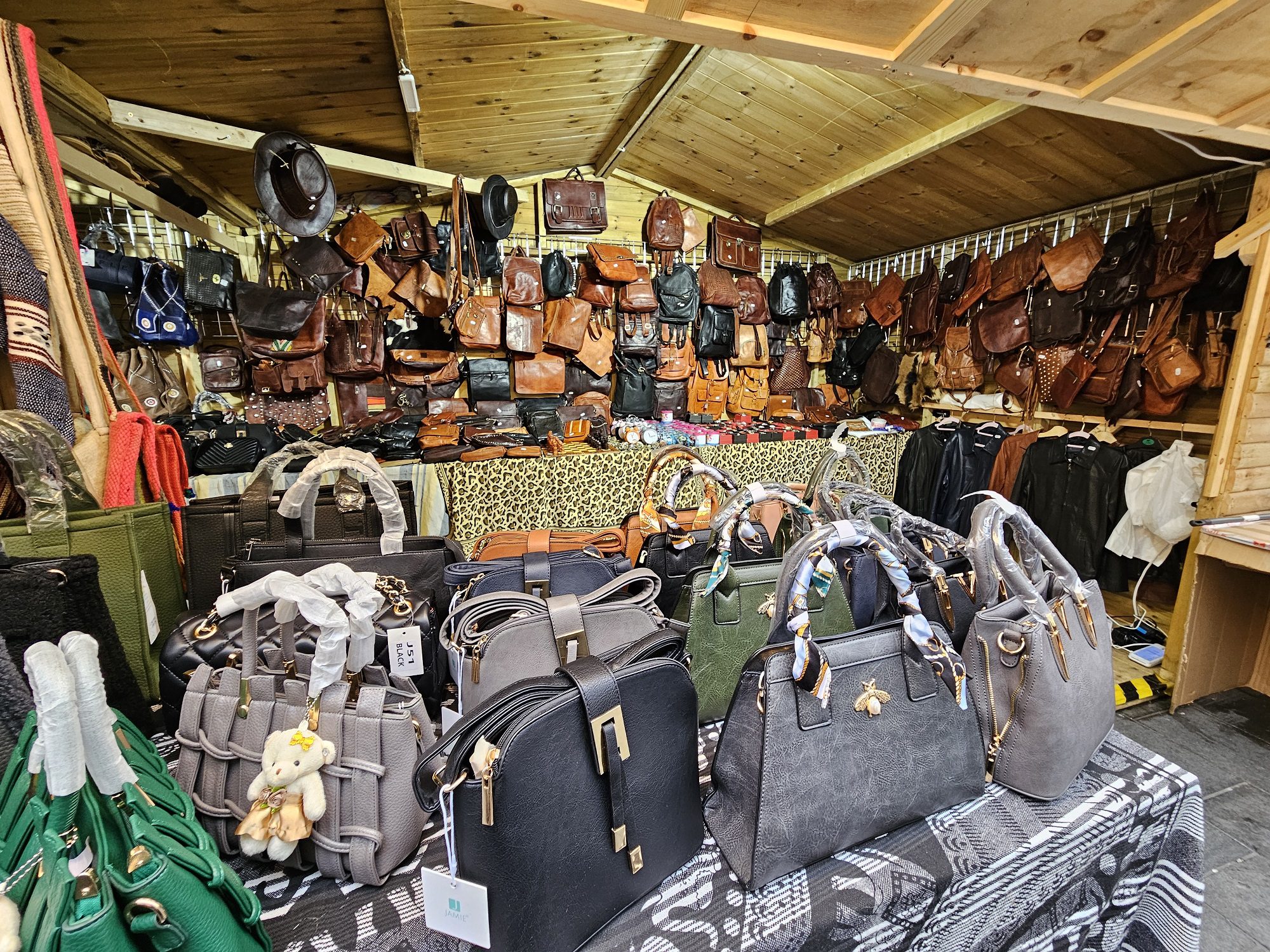 Leather Bags Christmas Market