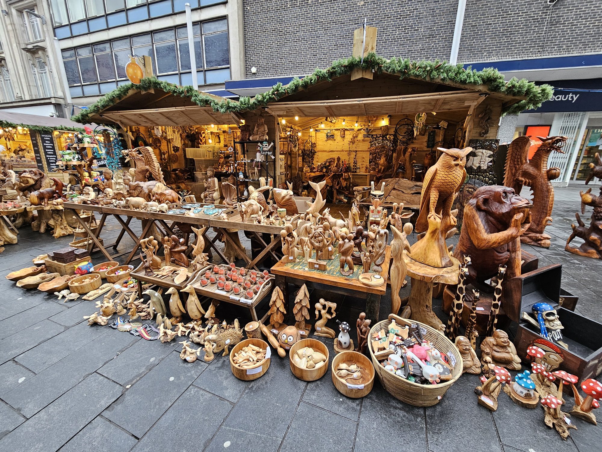 Wood Carvings Christmas Market